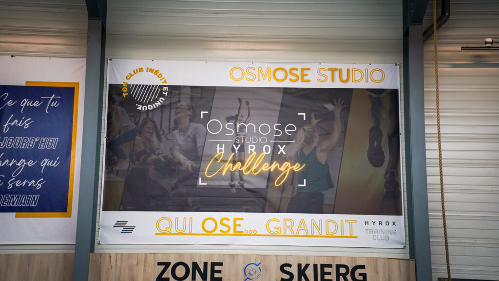 Bannière Hyrox Challenge Osmose studio